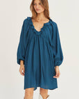 Dolman Sleeve Mini Dress