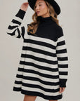 Turtleneck Sweater Dress
