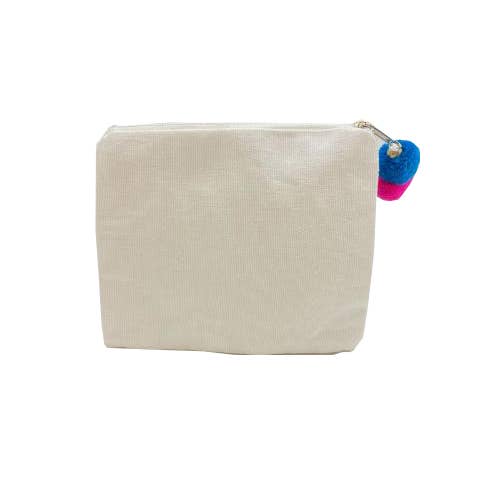 Colorful Pawprint Beaded Coin Purse