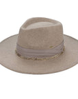 Wool Felt Hat with Chain