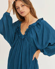 Dolman Sleeve Mini Dress