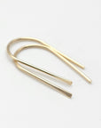 Open Hoop Threader Earrings - 14k Gold Filled