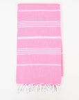 Handwoven Turkish Hand Towel Pink