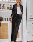 Plus Velvet Blazer (curvy)