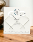 Sterling Silver Square Geometric Hoop Earrings