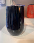 Solid Black Wine Tumbler