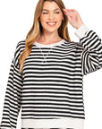 BW Stripped Pullover