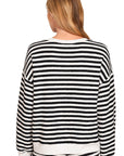 BW Stripped Pullover