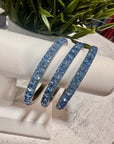 Baby Blue Crystal Bangle