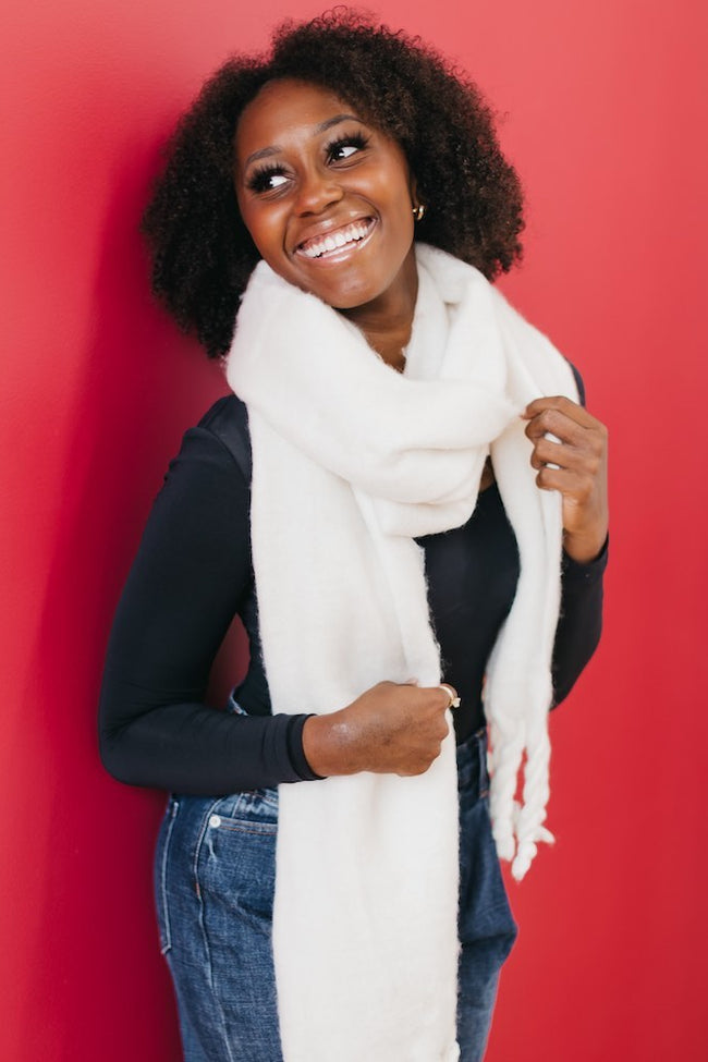 Seattle Day Fringe Scarf (w)