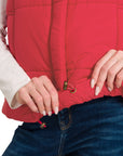High Neck Puffer Vest
