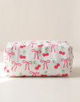 Cosmetic Makeup Pouch- Cherry Knot