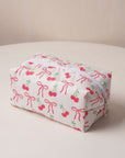Cosmetic Makeup Pouch- Cherry Knot
