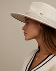 Wool Felt Hat with Chain