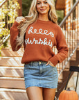 Hello Pumpkin Sweater
