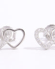 Sterling Silver Heart Earrings