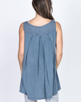 Linen Tunic in Denim