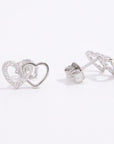 Sterling Silver Heart Earrings