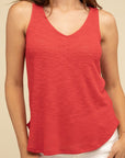 V Neck Sleeveless Cami Top