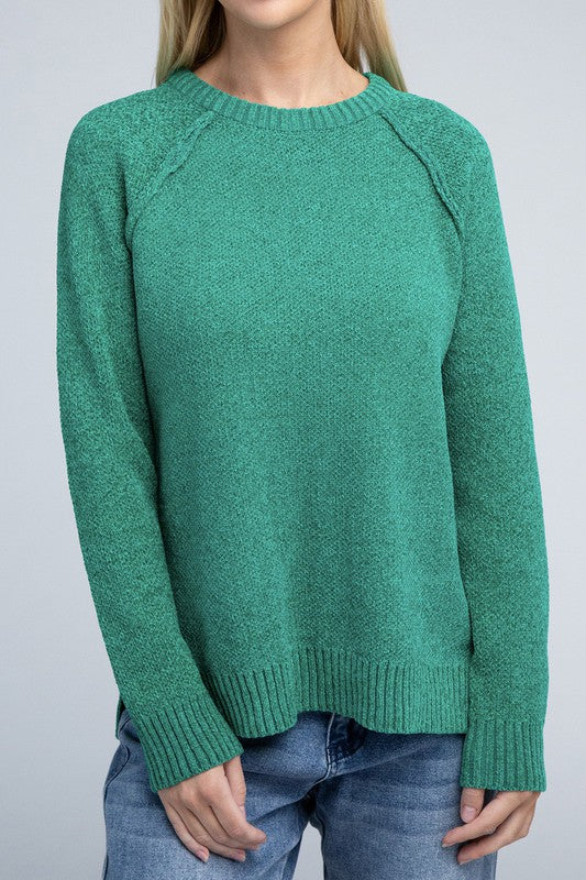 Raglan Chenille Sweater