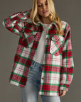 Red, Green & White Plaid Jacket