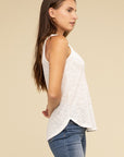 V Neck Sleeveless Cami Top