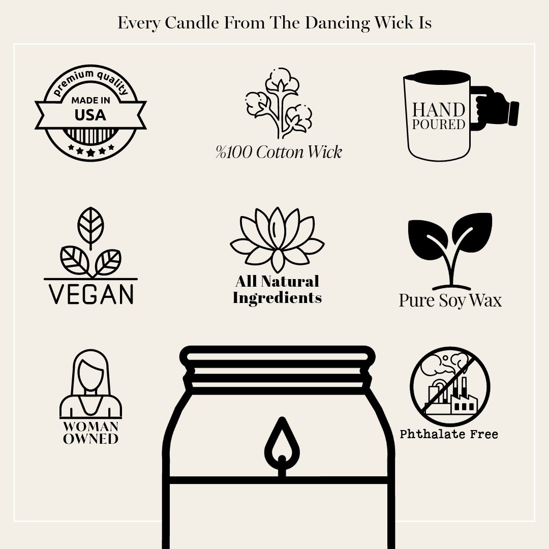 Thank you so much Gift Candle / Eucalyptus and Tea Scent