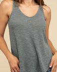 V Neck Sleeveless Cami Top