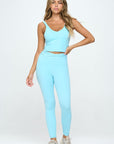 Activewear Set Top and Leggings