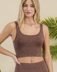 Women's Ultra-Comfort Ribbed Sports Bra