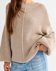 Ribbed Knitted Sweater