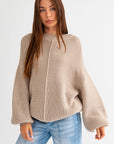 Ribbed Knitted Sweater