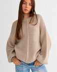 Ribbed Knitted Sweater