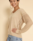 Crochet Long Sleeve Top