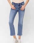 Mid Rise Kick Flare Jeans