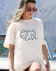 Peace & Love Graphic Tee