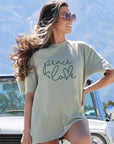 Peace & Love Graphic Tee