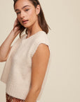 Soft Touch Cropped Knit Vest