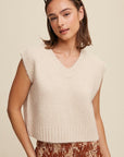 Soft Touch Cropped Knit Vest