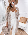 Eyelet Sweater Cardigan