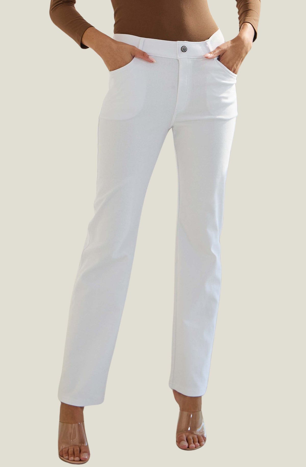Everyday Ease Pull-On Straight Leg Pants