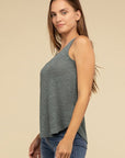 V Neck Sleeveless Cami Top