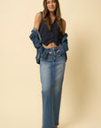 Maxi Denim Skirt