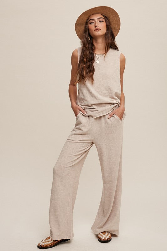 Soft Knit Tank and Pant Set