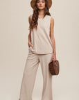 Soft Knit Tank and Pant Set