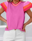 Colorblock Knit Top