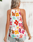 Cute Floral Print Vest