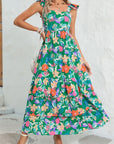 Floral Ruffle Maxi Dress