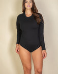 Long Sleeve Round Neck Bodysuit (curvy)