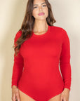 Long Sleeve Round Neck Bodysuit (curvy)